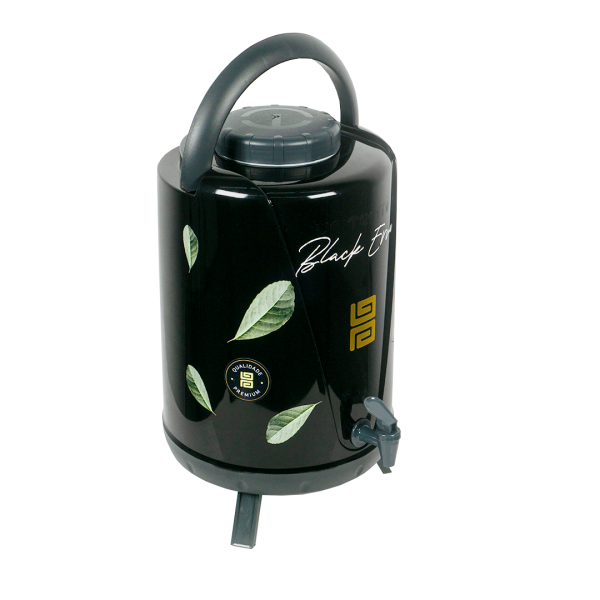 Botijão Black com Torneira Preto 10 L
