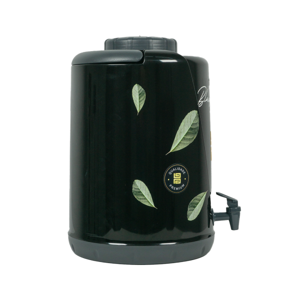Botijão Black com Torneira Preto 10 L
